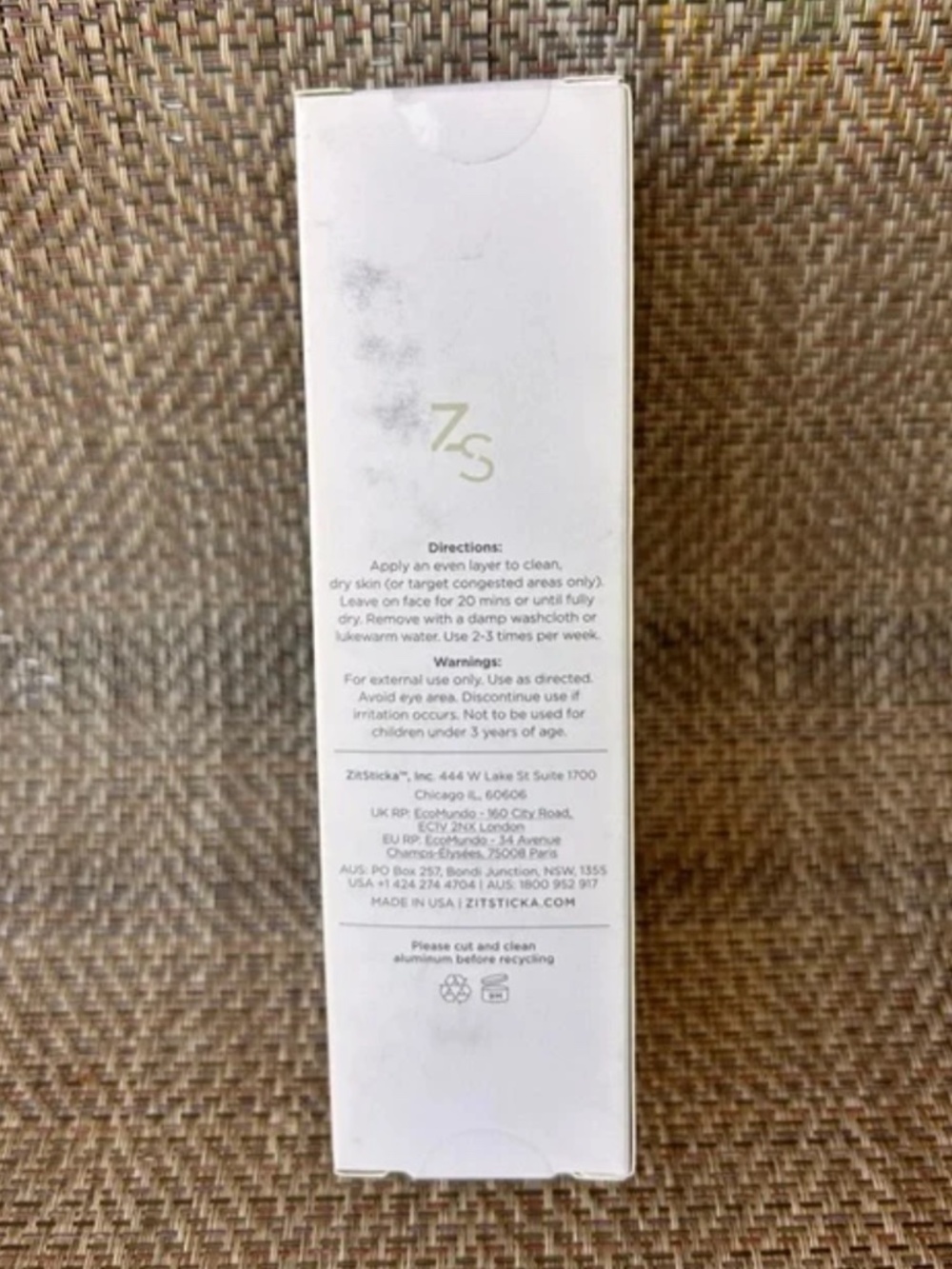 Zitsticka Pore Vac Clearing Clay Mask - Unclogs Pores, Exfoliates, Extracts PC - Picture 2 of 3